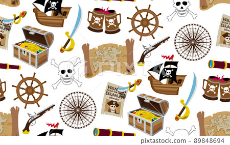 Various pirate item patterns 89848694