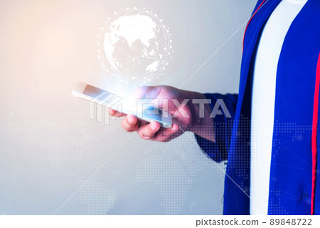 Networking people and connecting network concept Networking people and connecting network concept 89848722