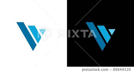 Modern and professional letter V initials logo... - Stock Illustration ...