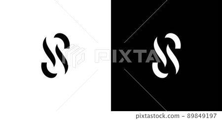 Modern and elegant letter S initials logo 89849197