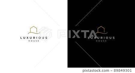 Luxury and elegant home logo design 1 Luxury and elegant home logo design 1 89849301