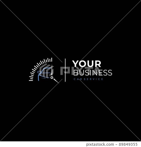 Timed logo design for modern and unique car 3 89849355