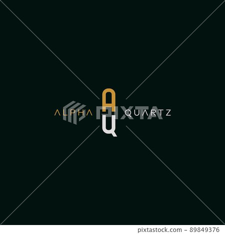 The logo design for the initials of the letters AQ is simple and modern 3 The logo design for the initials of the letters AQ is simple and modern 3 89849376