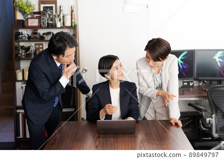 Meeting business scene Meeting business scene 89849797