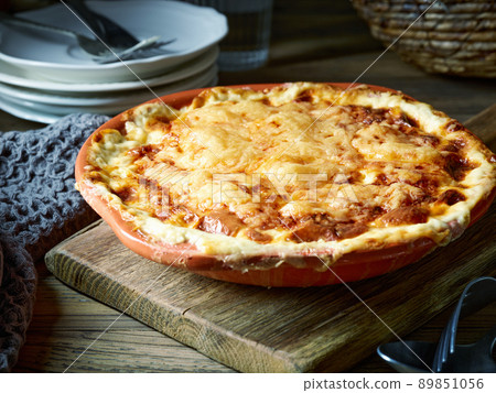potato gratin with cheese potato gratin with cheese 89851056