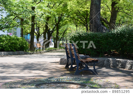 Series landscape with a bench 11 89851295