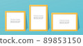 Picture frame / photo stand mockup 89853150