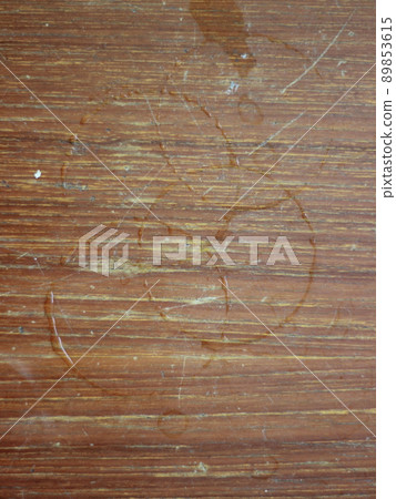 water stains on the wooden table water stains on the wooden table 89853615