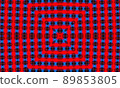 Red color technology background, computer technology business background 89853805