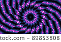 Purple Fractal of the blue lines with the background seance 89853808
