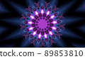 Purple Fractal of the blue lines with the background seance 89853810