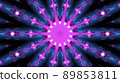 Purple Fractal of the blue lines with the background seance 89853811