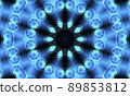 Round dot figure. Seamless pattern with circles. Abstract blue background. illustration. A good choice for the background display, website, flyers, brochures and presentations in a modern style 89853812
