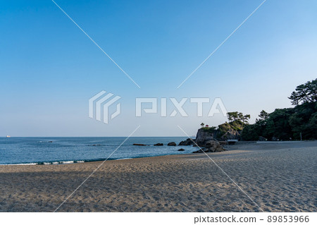 晚上，高知縣高知市桂浜 89853966