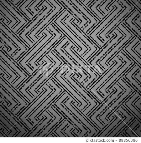 Abstract geometric pattern with stripes, lines. Seamless vector background. Black and gray ornament. Simple lattice graphic design Abstract geometric pattern with stripes, lines. Seamless vector background. Black and gray ornament. Simple lattice graphic design 89856386