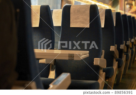 KTX, train, seat, chair, indoor, Korea 89856391