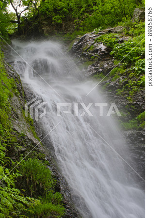 Waterfall after seeing Gosen City Waterfall after seeing Gosen City 89858766