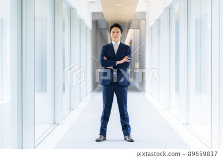 Middle businessman 89859817