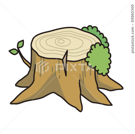 Grassy stump 89860300
