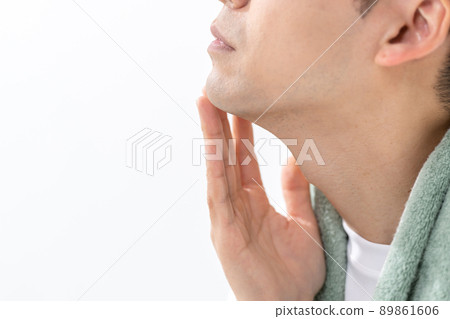 Men's beauty beard hair removal 89861606