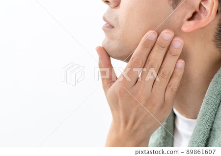 Men's beauty beard hair removal 89861607