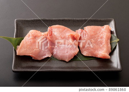Black pork lean thigh meat for katsu (Miyagi prefecture) Black pork lean thigh meat for katsu (Miyagi prefecture) 89861868