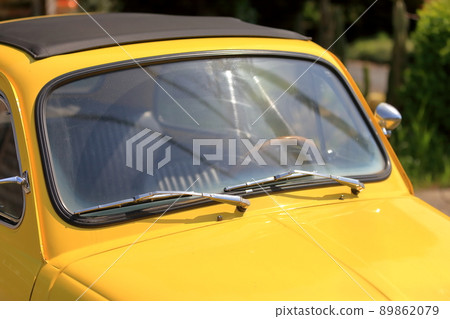 Image of a yellow Italian car Image of a yellow Italian car 89862079