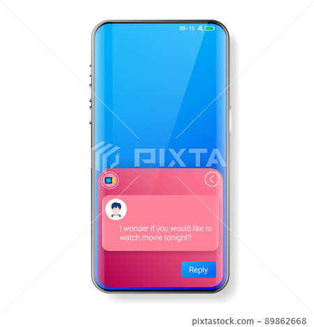 pop up user interface smartphone reply message template pop up user interface smartphone reply message template 89862668