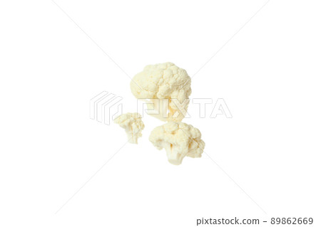 Fresh tasty cauliflower isolated on white background Fresh tasty cauliflower isolated on white background 89862669