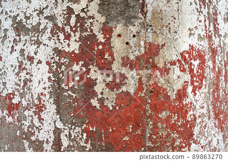 cracked surface of an old wall 89863270