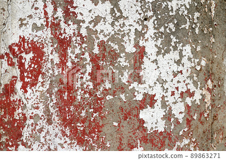 cracked surface of an old wall 89863271