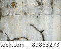 cracked surface of an old wall 89863273