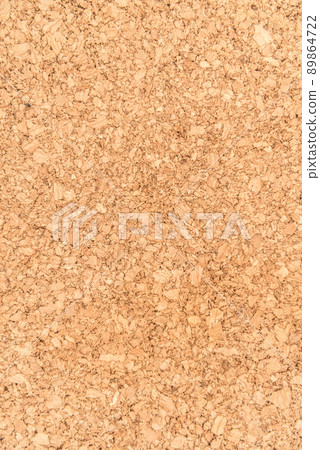 Light brown cork-wood panel - background 89864722