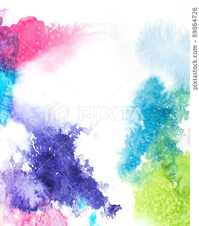 abstract colorful backround. Bright watercolor splash on white abstract colorful backround. Bright watercolor splash on white 89864726