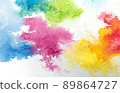 abstract colorful backround. Bright watercolor splash on white 89864727