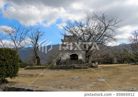 愛媛縣宇和島市歷史遺跡本丸宇和島城天守閣景觀 89868912