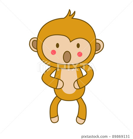 clip art of monkey with cartoon design clip art of monkey with cartoon design 89869131