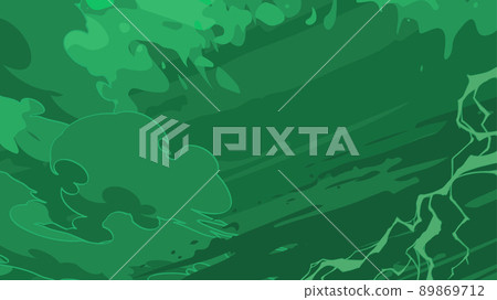 動漫風格_閃電效果 background_green_16:9 動漫風格_閃電效果 background_green_16:9 89869712