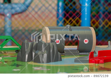 Toy train metro station 89872139
