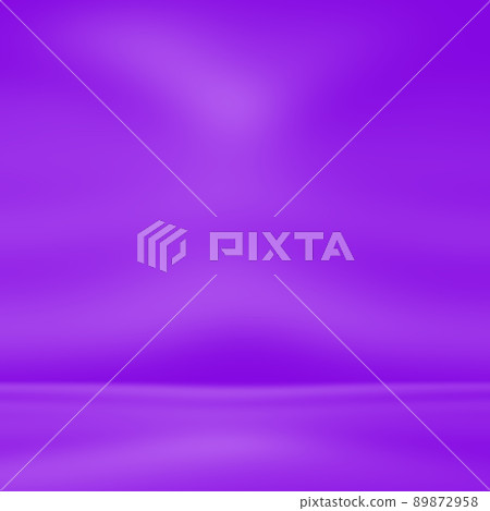 Studio Background Concept - abstract empty light gradient purple studio room background for product. 89872958