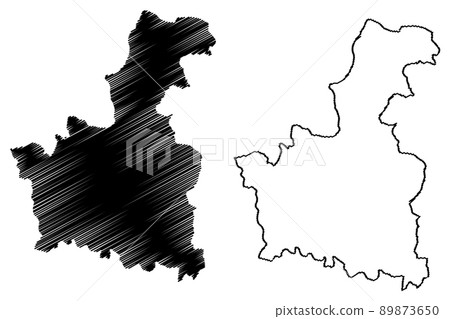 Koderma district (Jharkhand State, Republic of... - Stock Illustration ...