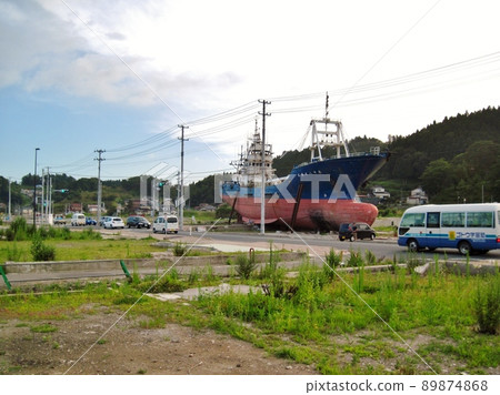 東日本大地震第十八次共同社丸（2012年）在氣仙沼市獅織區的記憶 89874868