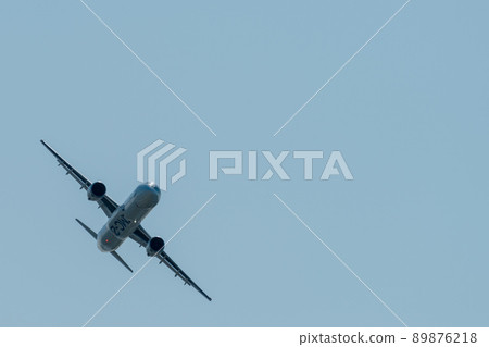 Promising Russian medium-range narrow-body passenger aircraft Irkut MC-21 at the International Aviation and Space Salon MAKS 2019. 89876218