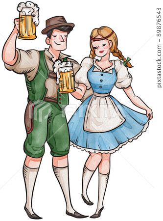 Oktoberfest festival watercolor clipart,png 89876543