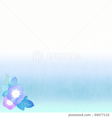 牽牛花和日本紙的酷背景 89877128