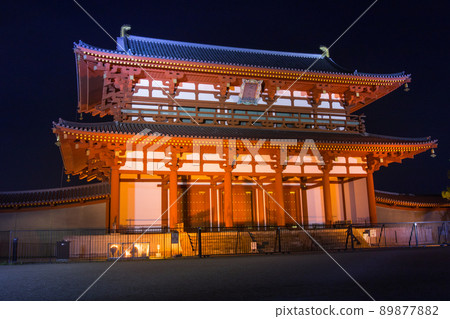 Suzakumon Gate-Night View- (Japan-Nara Prefecture) Suzakumon Gate-Night View- (Japan-Nara Prefecture) 89877882