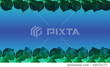 Background texture Virtual background Remote work Blue blue Leaves Ornamental plants Background texture Virtual background Remote work Blue blue Leaves Ornamental plants 89878273