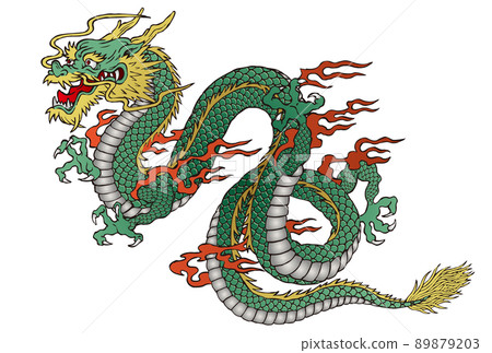 デザイン 龍 Japanese-style dragon that can be used for New - Stock