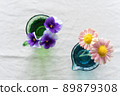Spring flowers on the table 89879308