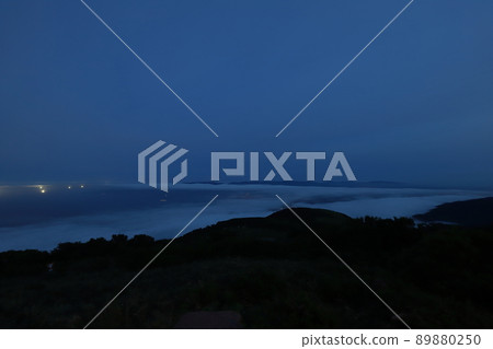 新潟佐渡頓登高原的夜景 89880250